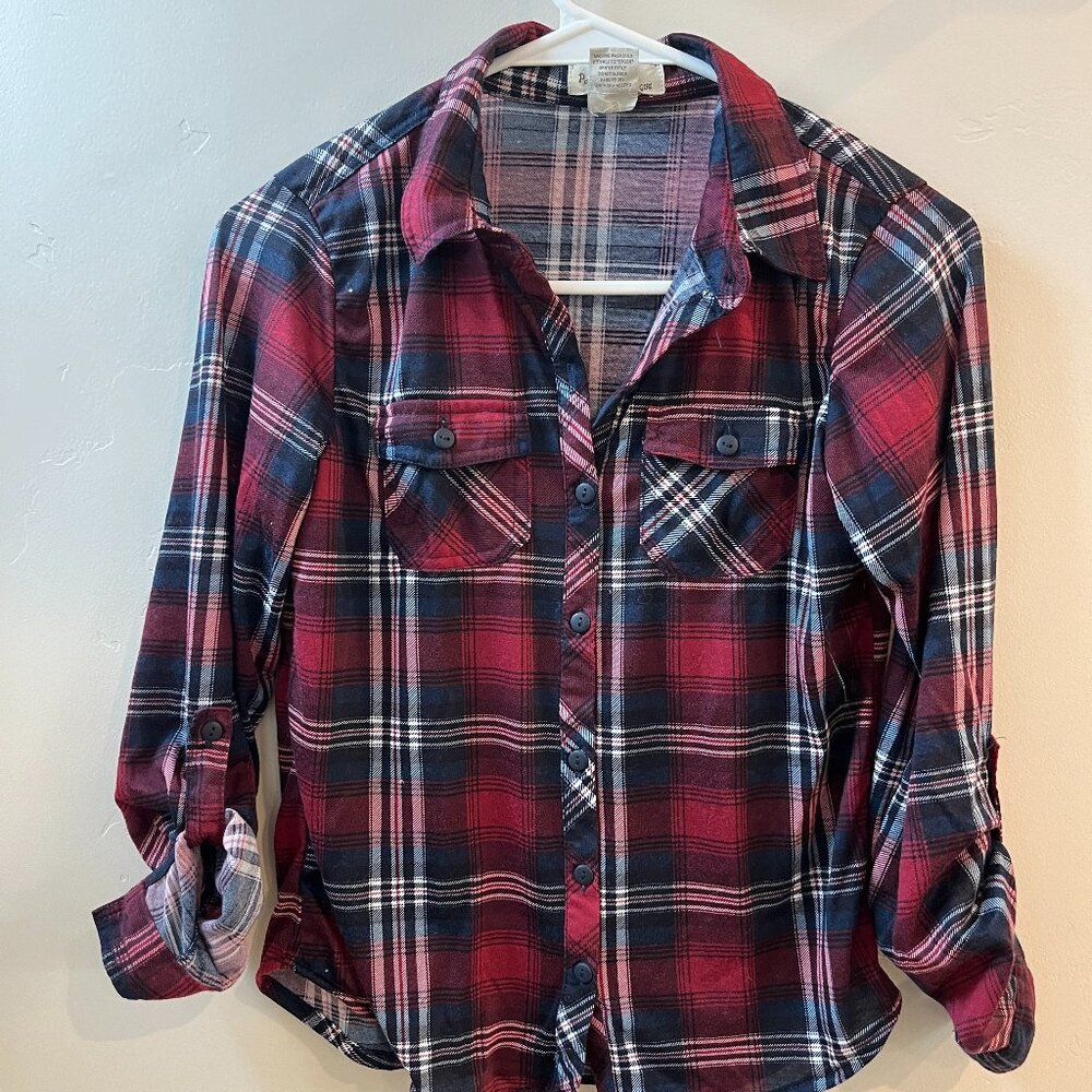 Girls Plaid Shirt